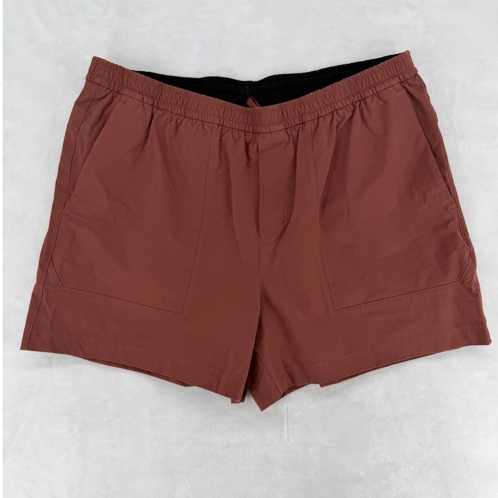 Lululemon Mens Bowline Short 5 Ripstop Terracotta Red XXL LM7BDDS.0